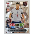 LE-DR Declan Rice Limited Edition focis kártya (England) Qatar VB 2022