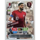 LE-HAH Hasan Al-Haydos Limited Edition focis kártya (Qatar) Qatar VB 2022