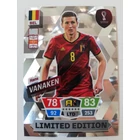 LE-HV Hans Vanaken Limited Edition focis kártya (Belgium) Qatar VB 2022