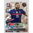 LE-KB Karim Benzema Limited Edition focis kártya (France) Qatar VB 2022