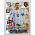 LE-LM Lionel Messi Limited Edition focis kártya (Argentina) Qatar VB 2022 LE-LM Lionel Messi Limited Edition focis kártya (Argentina) Qatar VB 2022