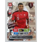 LE-MA Manuel Akanji Limited Edition focis kártya (Switzerland) Qatar VB 2022