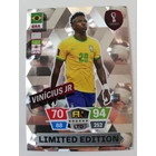 LE-VJ Vinícius Jr Limited Edition focis kártya (Brazil) Qatar VB 2022