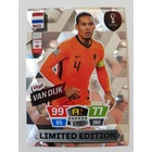 LE-VVD Virgil van Dijk Limited Edition focis kártya (Netherlands) Qatar VB 2022