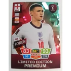 LEP-PF Phil Foden Limited Edition / Premium focis kártya (England) Qatar VB 2022