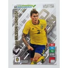 LE-VNL Victor Nilsson Lindelöf Limited Edition (Sweden)" RTE2020 focis kártya