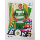 Kép 7/17 - 16 darabos FERENCVÁROS fociskártya szett Match Attax Champions League 2020-21