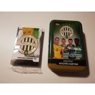 Kép 2/3 - FÉM DISZDOBOZ 29 darabos FERENCVÁROS játékosok által aláírt XXL fociskártya szettel Champions League 2020-21