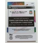 Kép 2/2 - TOPPS  Finest UCL & UEL 2023-24 SZOBOSZLAI Dominik (Liverpool) AUTOGRAPH saját kezűleg aláírt focis kártya A-DS