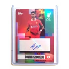 Kép 1/3 - TOPPS Team Set Liverpool 2024/25 SZOBOSZLAI Dominik AUTOGRAPH saját kezűleg aláírt focis kártya BA-DS sorszámozott 109/250