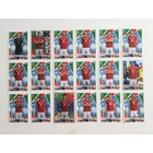 Kép 1/19 - HUN 1-18 Basecard SET focis kártyák (Hungary) TOPPS Match Attax Euro 2024 (összes 18 kártya) Szoboszlaival