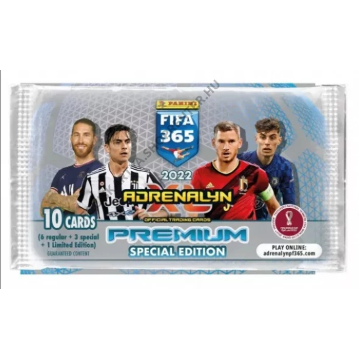 PRÉMIUM FOCIS KÁRTYA CSOMAG FIFA365 2022 10 db-tól