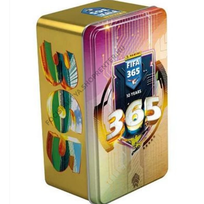DISZDOBOZ FOCIS KÁRTYÁKHOZ PANINI FIFA365 2025 - NAGY 70 KÁRTYÁVAL, 2 DARAB garantált INVINCIBLE vagy GOLDEN BALLER kártyával