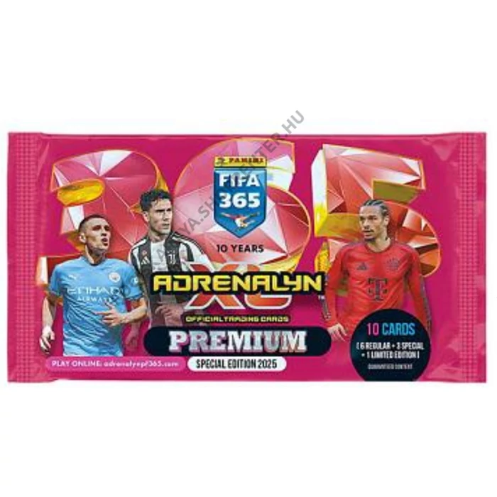 PREMIUM focis kártya csomag Panini Adrenalyn FIFA365 2025