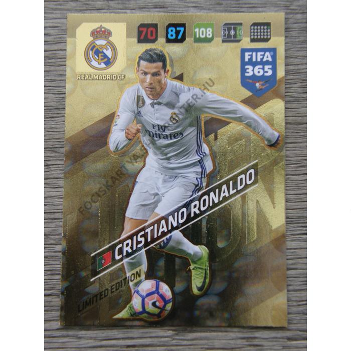 LE-CR Cristiano Ronaldo Limited Edition (Real Madrid CF) focis kártya ...