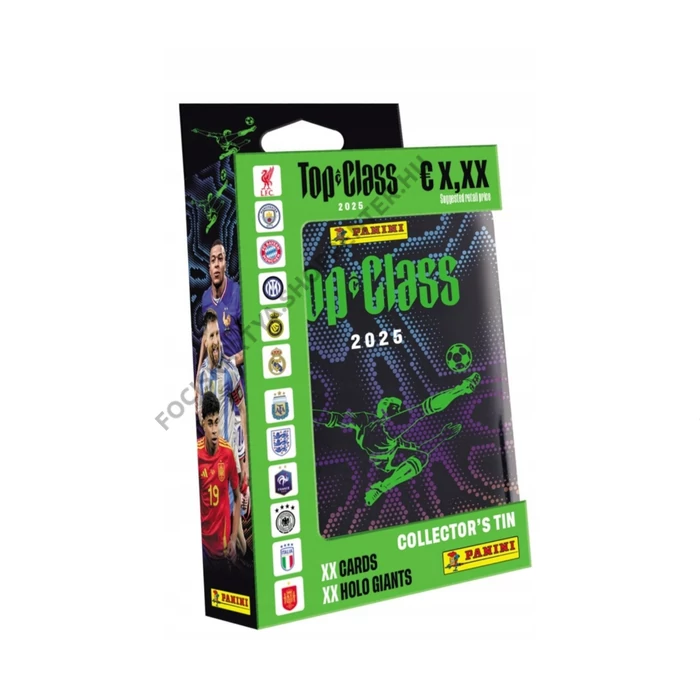 TOP CLASS 2025 gyári bontatlan kisdoboz MINI TIN (27 kártyával)