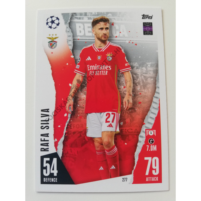 277 Rafa Silva Base focis kártya (SL Benfica) MATCH ATTAX BL 2023-24 ...