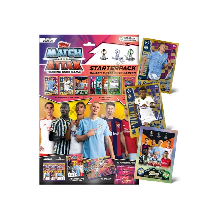 Topps MATCH ATTAX Bajnokok Ligája 2023-24 STARTERPACK