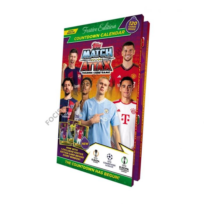 Adventi Naptár MATCH ATTAX 202324 Festive Edition Quadzone focis