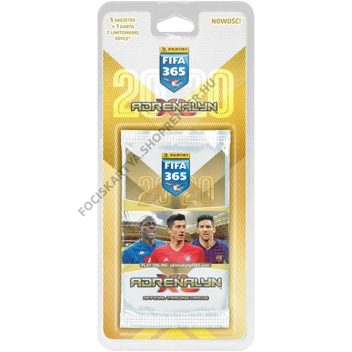 FIFA365 2020 5 csomag + 3 db Limited Edition focis kártya BLISZTERben