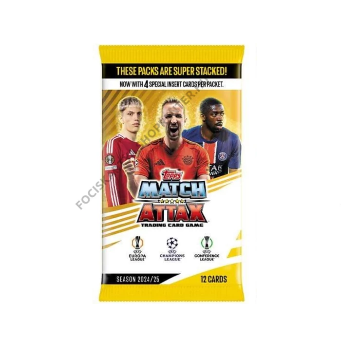 Új focis kártya csomag MATCH ATTAX Bajnokok Ligája 2024-25