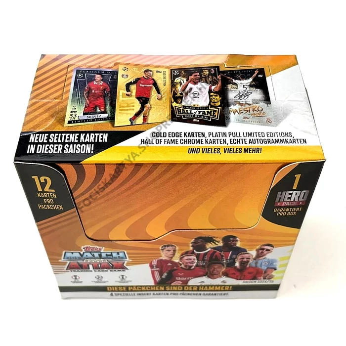 Match Attax 2024-25 focis kártya csomag - 24 darabos - BONTATLAN DISPLAY DOBOZ