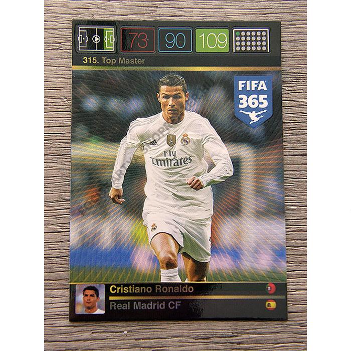 315 Cristiano Ronaldo Top Master (Real Madrid CF) focis kártya - Icon ...