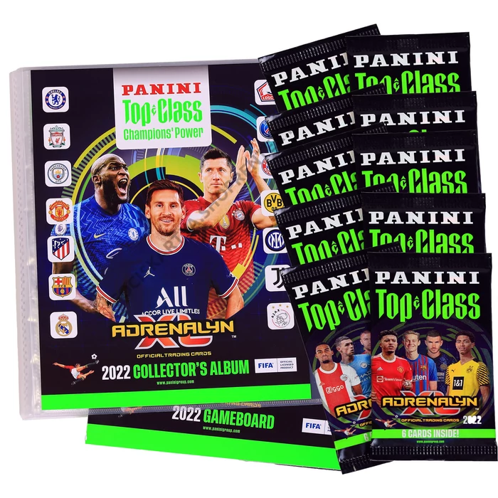TOP CLASS 2022 Album + 10 kártyacsomag  (60 kártyalap)